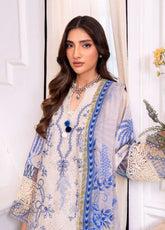 Aezel By Roheenaz Embroidered Cambric 3 Piece Unstitched Suit RNZ25AEC D-3A ELEEN